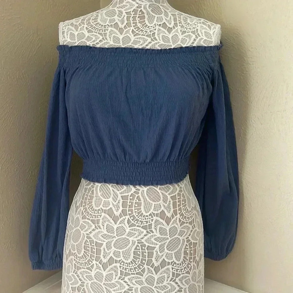 🧡H&M blue top - Picture 1 of 6
